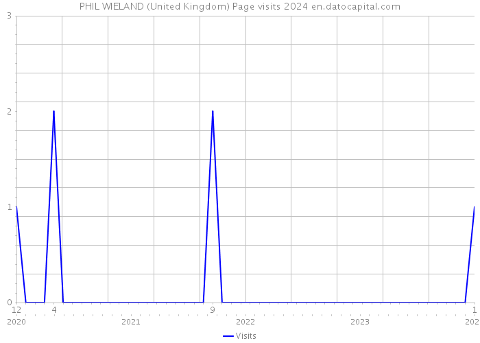 PHIL WIELAND (United Kingdom) Page visits 2024 