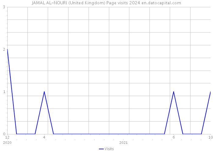 JAMAL AL-NOURI (United Kingdom) Page visits 2024 