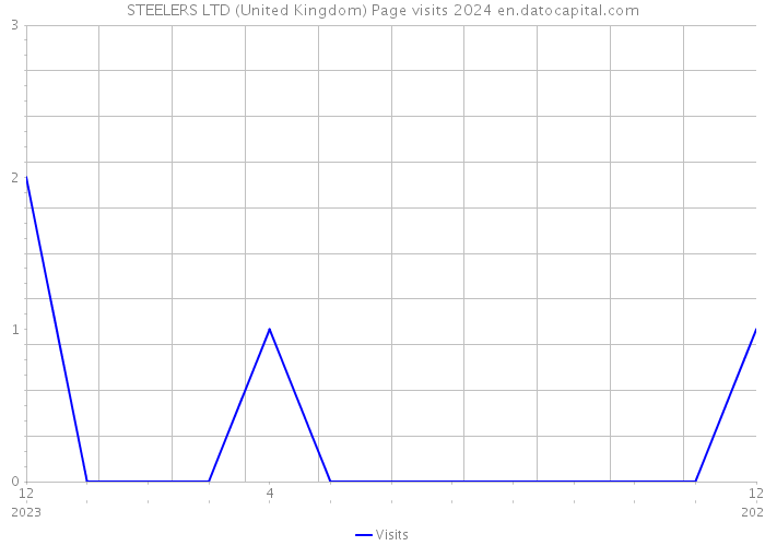 STEELERS LTD (United Kingdom) Page visits 2024 