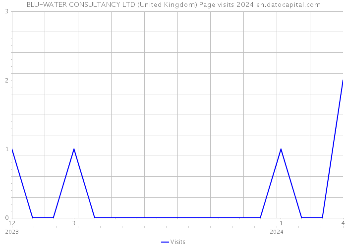 BLU-WATER CONSULTANCY LTD (United Kingdom) Page visits 2024 