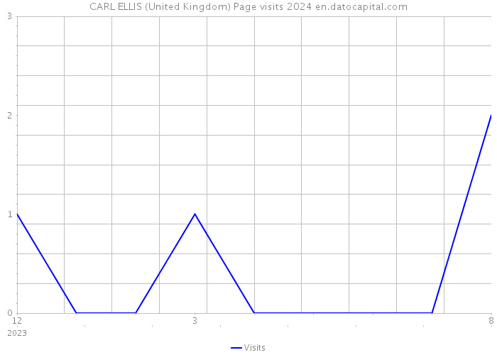 CARL ELLIS (United Kingdom) Page visits 2024 