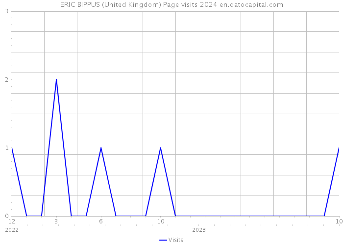 ERIC BIPPUS (United Kingdom) Page visits 2024 