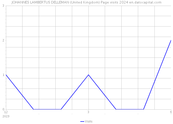 JOHANNES LAMBERTUS DELLEMAN (United Kingdom) Page visits 2024 
