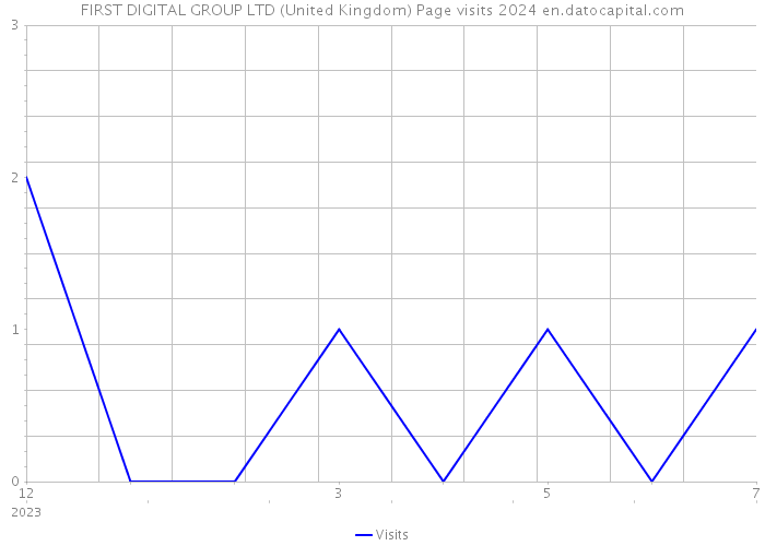 FIRST DIGITAL GROUP LTD (United Kingdom) Page visits 2024 