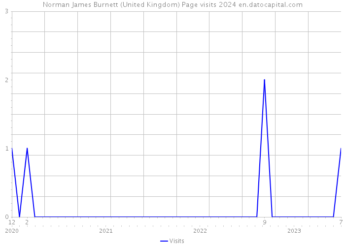 Norman James Burnett (United Kingdom) Page visits 2024 