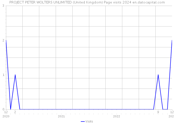 PROJECT PETER WOLTERS UNLIMITED (United Kingdom) Page visits 2024 