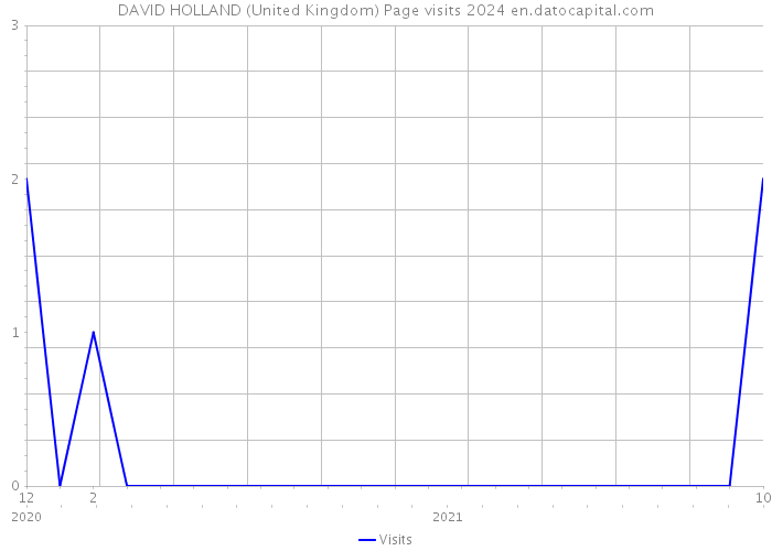 DAVID HOLLAND (United Kingdom) Page visits 2024 