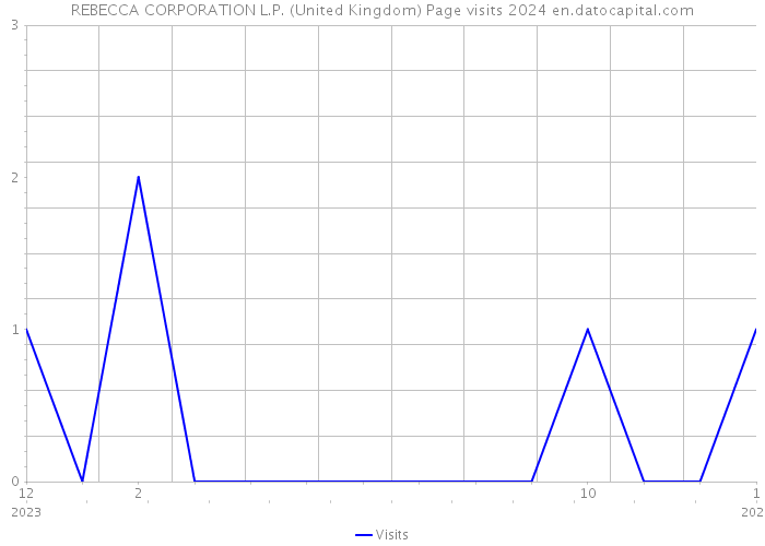 REBECCA CORPORATION L.P. (United Kingdom) Page visits 2024 