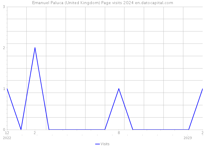 Emanuel Paluca (United Kingdom) Page visits 2024 