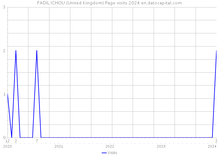 FADIL ICHOU (United Kingdom) Page visits 2024 