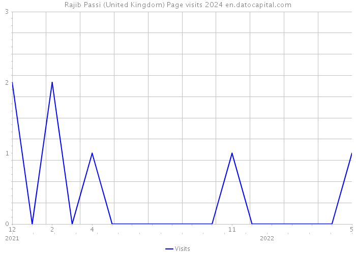 Rajib Passi (United Kingdom) Page visits 2024 