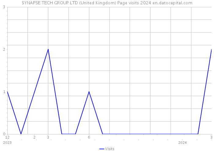 SYNAPSE TECH GROUP LTD (United Kingdom) Page visits 2024 