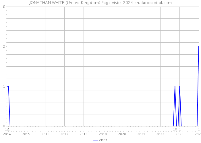 JONATHAN WHITE (United Kingdom) Page visits 2024 