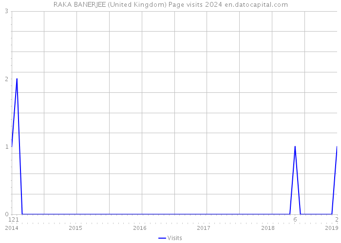 RAKA BANERJEE (United Kingdom) Page visits 2024 