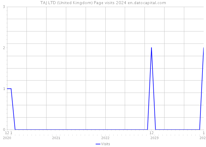 TAJ LTD (United Kingdom) Page visits 2024 