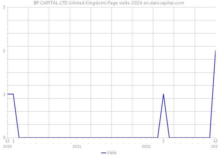 BP CAPITAL LTD (United Kingdom) Page visits 2024 