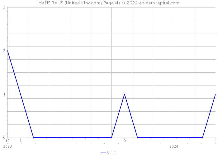 HANS RAUS (United Kingdom) Page visits 2024 