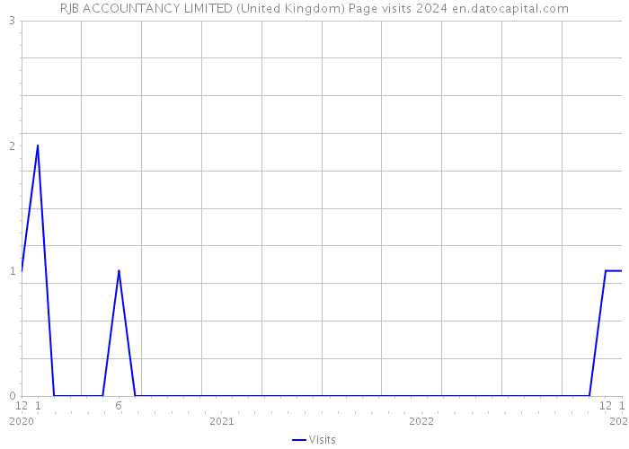 RJB ACCOUNTANCY LIMITED (United Kingdom) Page visits 2024 