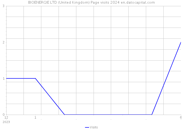 BIOENERGIE LTD (United Kingdom) Page visits 2024 