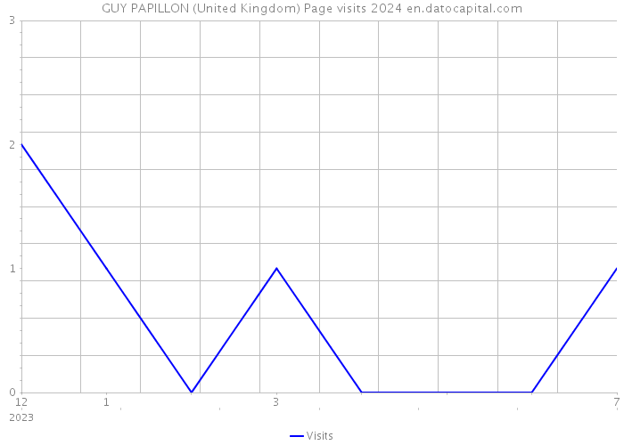 GUY PAPILLON (United Kingdom) Page visits 2024 