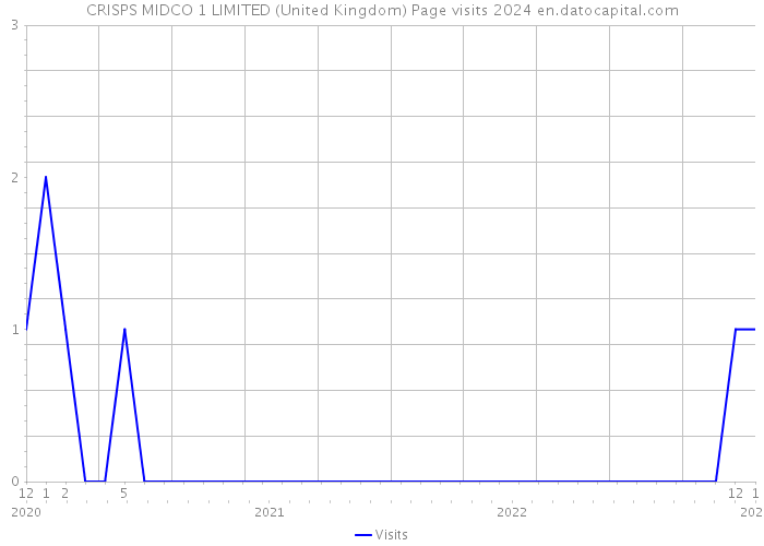 CRISPS MIDCO 1 LIMITED (United Kingdom) Page visits 2024 