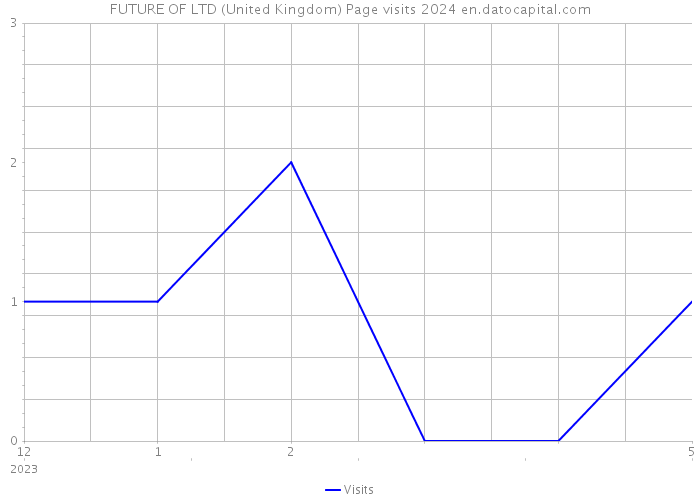 FUTURE OF LTD (United Kingdom) Page visits 2024 