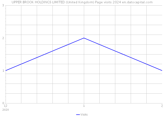 UPPER BROOK HOLDINGS LIMITED (United Kingdom) Page visits 2024 