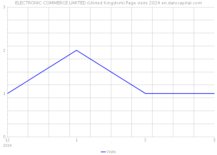 ELECTRONIC COMMERCE LIMITED (United Kingdom) Page visits 2024 
