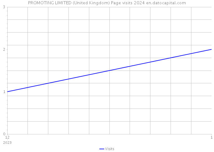 PROMOTING LIMITED (United Kingdom) Page visits 2024 