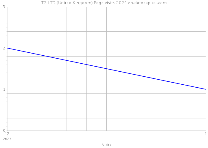 T7 LTD (United Kingdom) Page visits 2024 