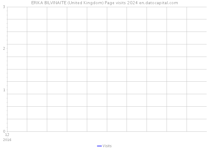 ERIKA BILVINAITE (United Kingdom) Page visits 2024 