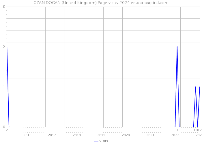 OZAN DOGAN (United Kingdom) Page visits 2024 
