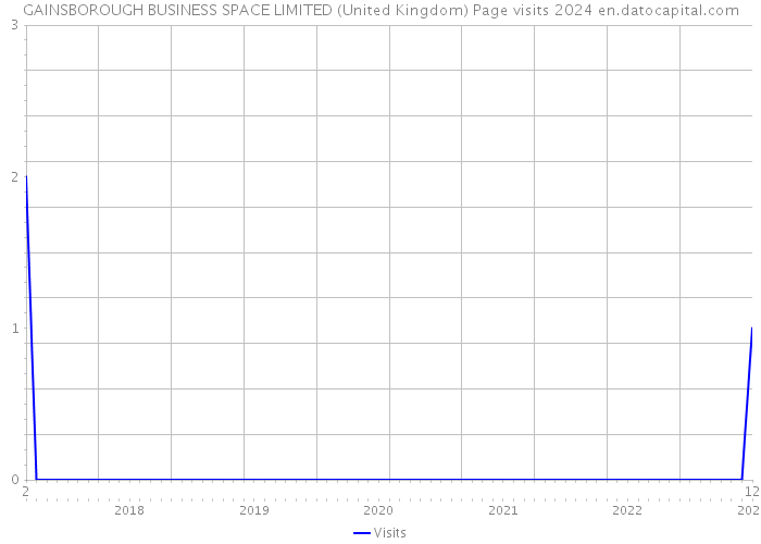 GAINSBOROUGH BUSINESS SPACE LIMITED (United Kingdom) Page visits 2024 
