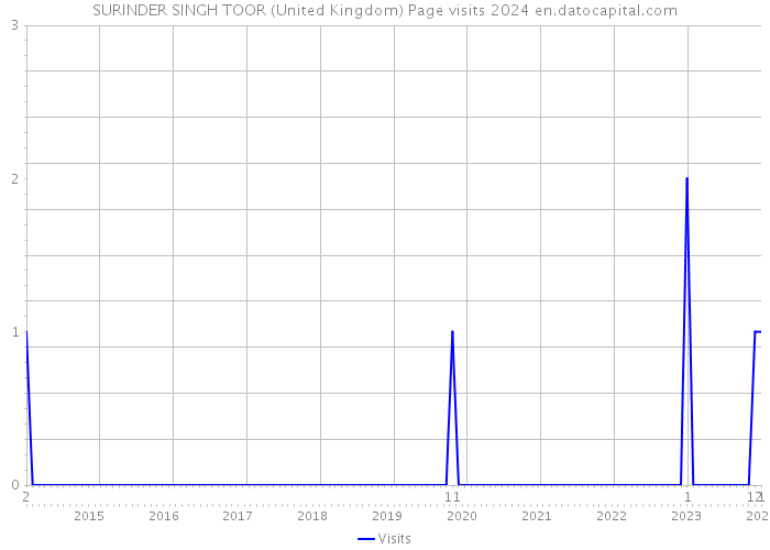 SURINDER SINGH TOOR (United Kingdom) Page visits 2024 