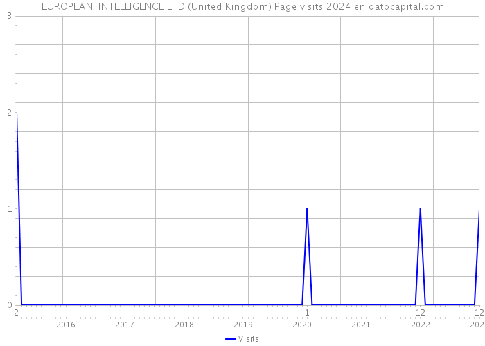 EUROPEAN INTELLIGENCE LTD (United Kingdom) Page visits 2024 