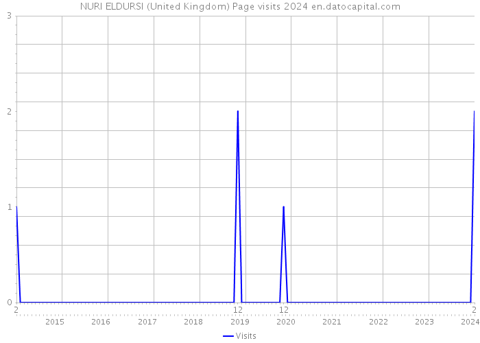 NURI ELDURSI (United Kingdom) Page visits 2024 