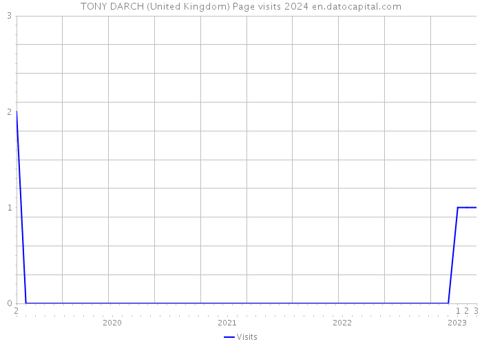 TONY DARCH (United Kingdom) Page visits 2024 