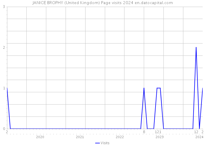JANICE BROPHY (United Kingdom) Page visits 2024 