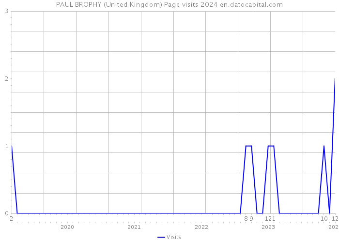 PAUL BROPHY (United Kingdom) Page visits 2024 