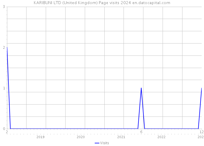 KARIBUNI LTD (United Kingdom) Page visits 2024 