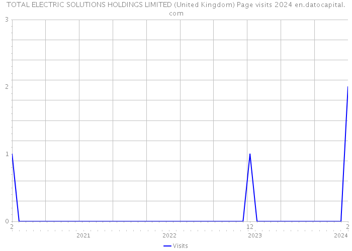 TOTAL ELECTRIC SOLUTIONS HOLDINGS LIMITED (United Kingdom) Page visits 2024 