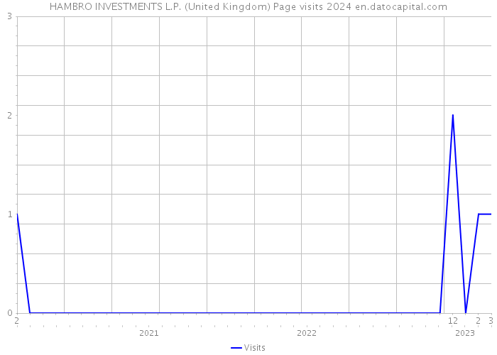 HAMBRO INVESTMENTS L.P. (United Kingdom) Page visits 2024 