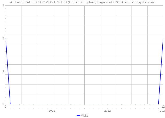 A PLACE CALLED COMMON LIMITED (United Kingdom) Page visits 2024 