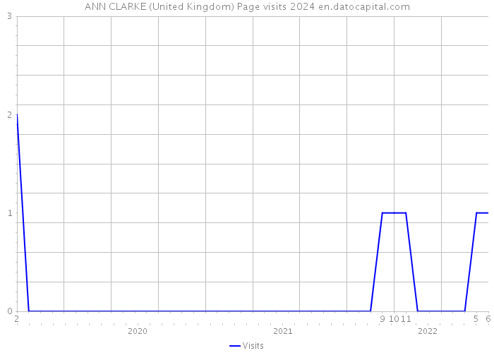 ANN CLARKE (United Kingdom) Page visits 2024 