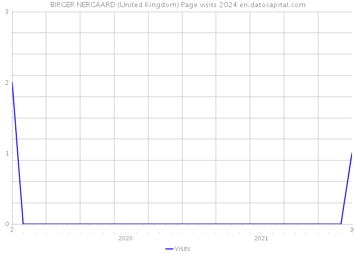 BIRGER NERGAARD (United Kingdom) Page visits 2024 
