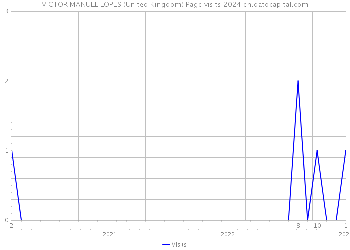 VICTOR MANUEL LOPES (United Kingdom) Page visits 2024 