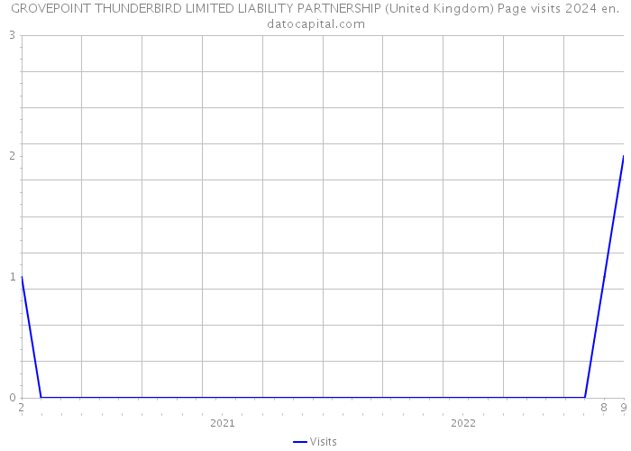 GROVEPOINT THUNDERBIRD LIMITED LIABILITY PARTNERSHIP (United Kingdom) Page visits 2024 