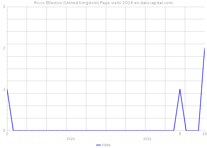 Ricco Elleston (United Kingdom) Page visits 2024 