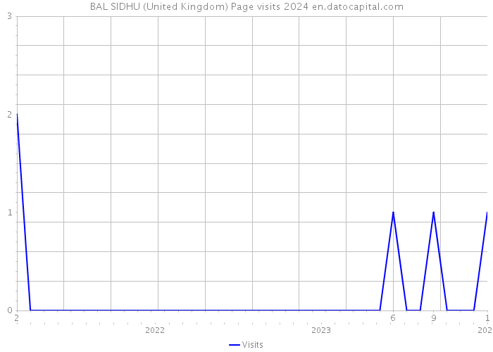 BAL SIDHU (United Kingdom) Page visits 2024 