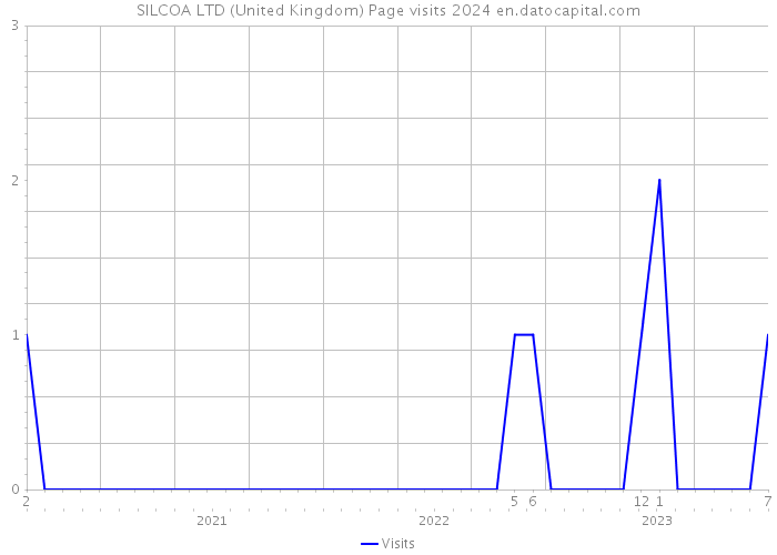 SILCOA LTD (United Kingdom) Page visits 2024 